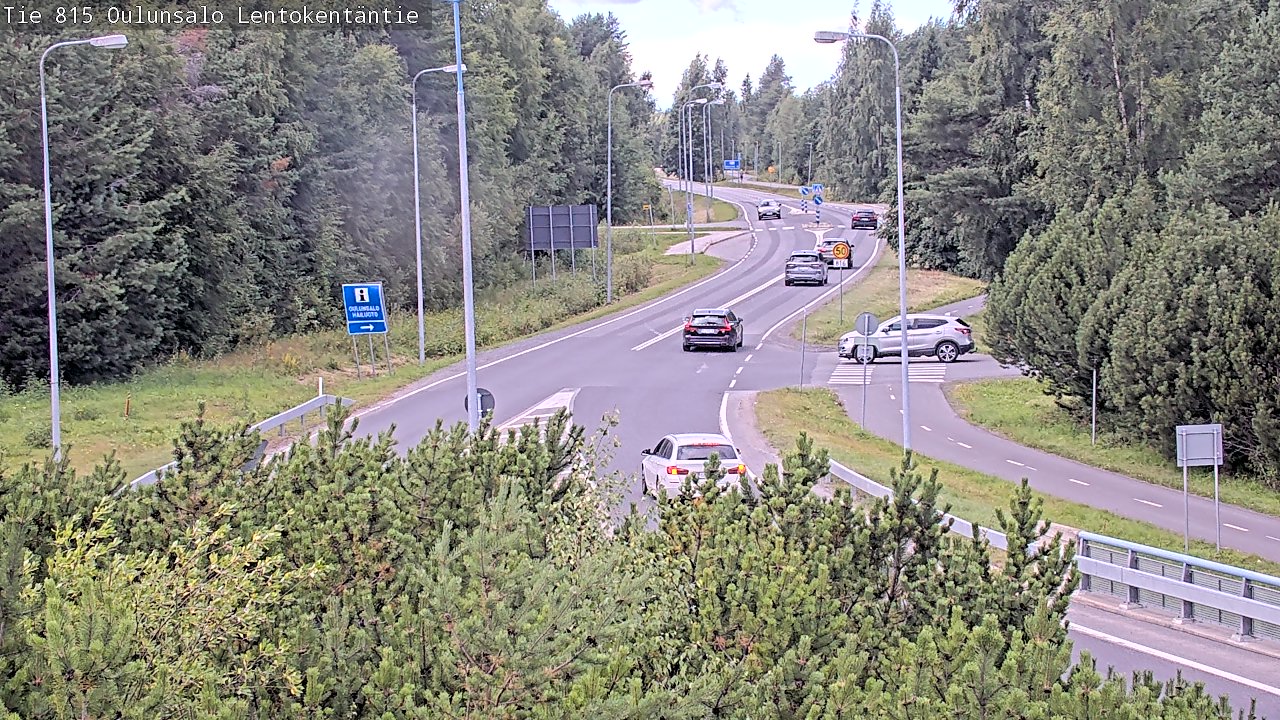 Kelikamerat Kuva Tie 816 Oulunsalo, Lentokentäntie, Oulu, Pohjois-Pohjanmaa