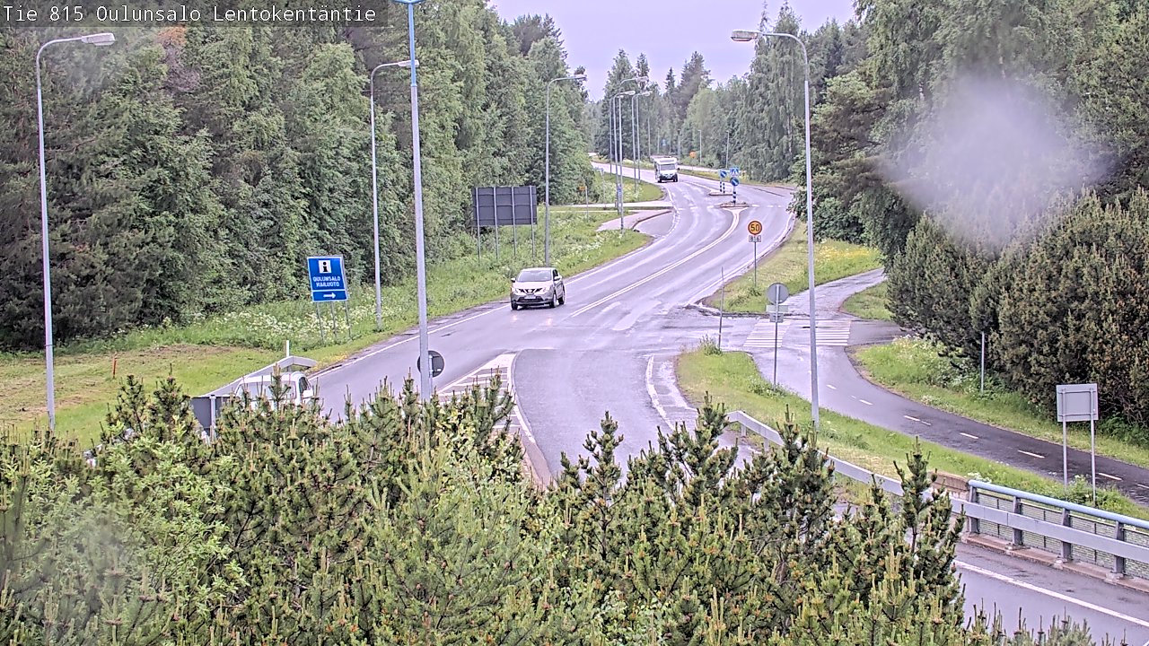 Kelikamerat Kuva Tie 816 Oulunsalo, Lentokentäntie, Oulu, Pohjois-Pohjanmaa