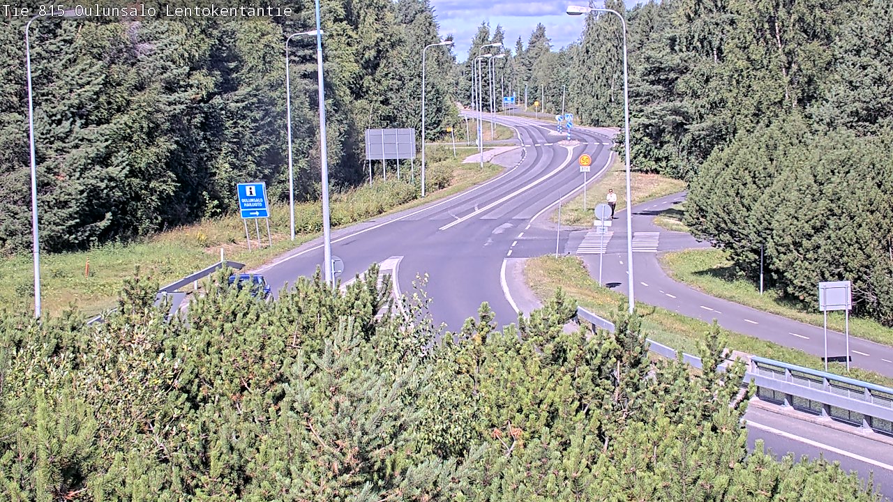 Kelikamerat Kuva Tie 816 Oulunsalo, Lentokentäntie, Oulu, Pohjois-Pohjanmaa