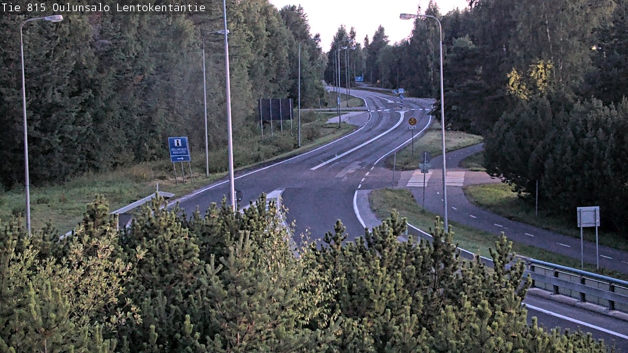 Kelikamerat Kuva Tie 816 Oulunsalo, Lentokentäntie, Oulu, Pohjois-Pohjanmaa