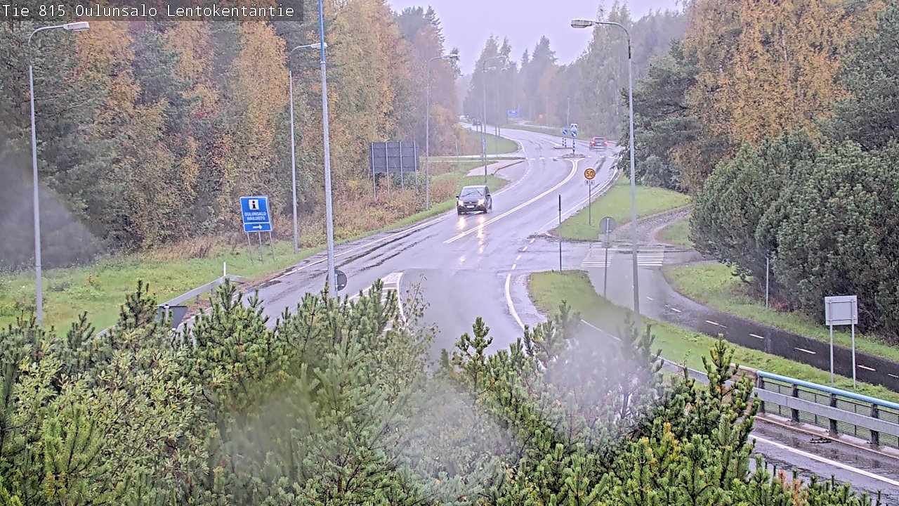Kelikamerat Kuva Tie 816 Oulunsalo, Lentokentäntie, Oulu, Pohjois-Pohjanmaa