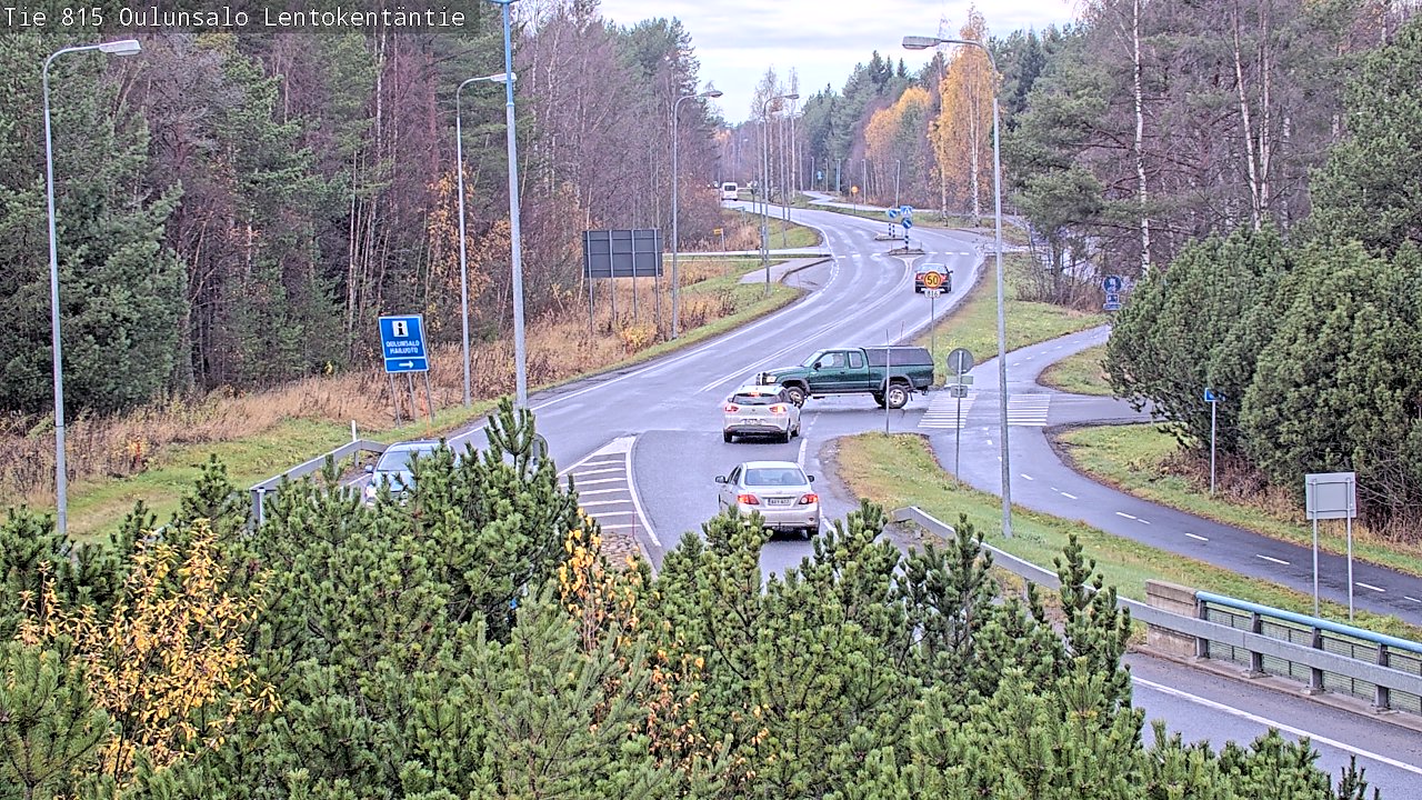 Kelikamerat Kuva Tie 816 Oulunsalo, Lentokentäntie, Oulu, Pohjois-Pohjanmaa