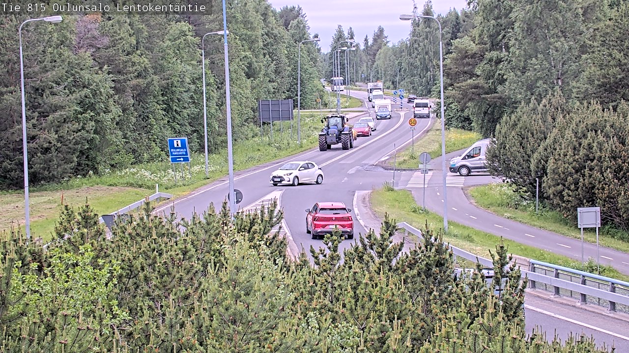Kelikamerat Kuva Tie 816 Oulunsalo, Lentokentäntie, Oulu, Pohjois-Pohjanmaa