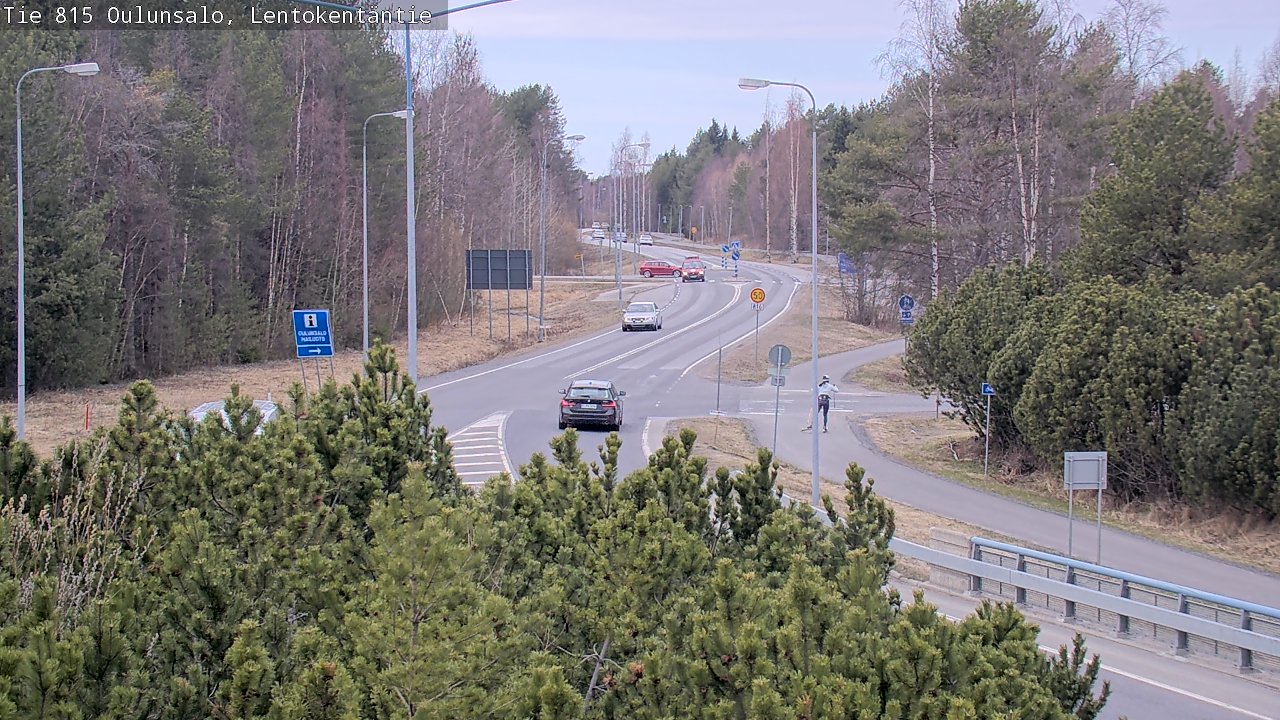 Weather Camera Image Road 816 Oulunsalo, Lentokentäntie, Oulu, Pohjois-Pohjanmaa