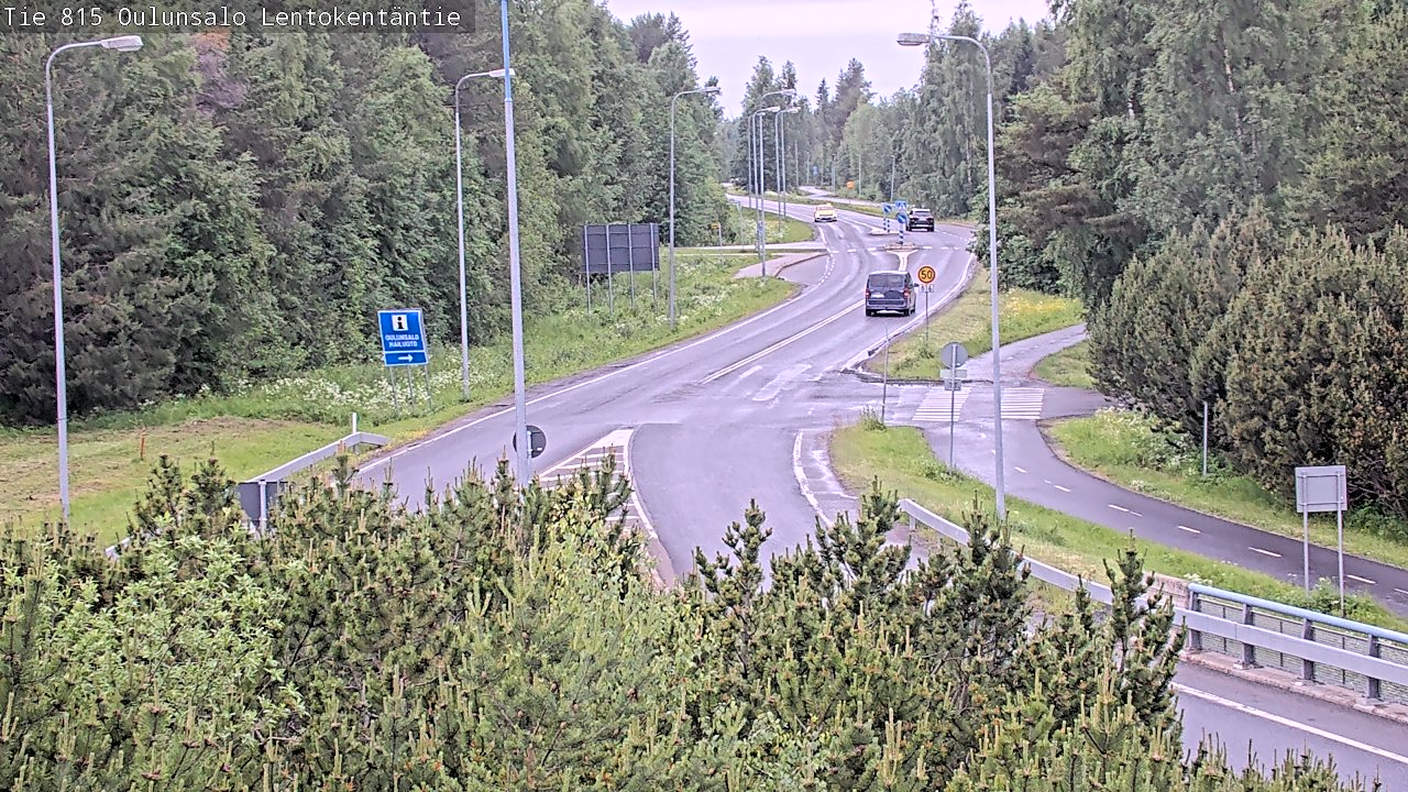 Kelikamerat Kuva Tie 816 Oulunsalo, Lentokentäntie, Oulu, Pohjois-Pohjanmaa
