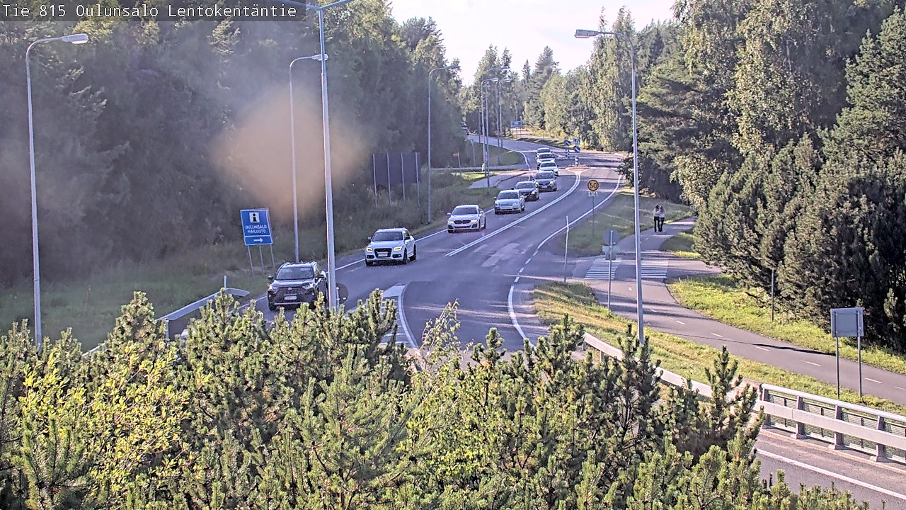 Kelikamerat Kuva Tie 816 Oulunsalo, Lentokentäntie, Oulu, Pohjois-Pohjanmaa