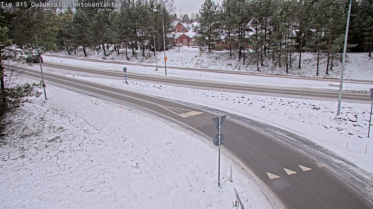 Weather Camera Image Road 816 Oulunsalo, Lentokentäntie, Oulu, Pohjois-Pohjanmaa