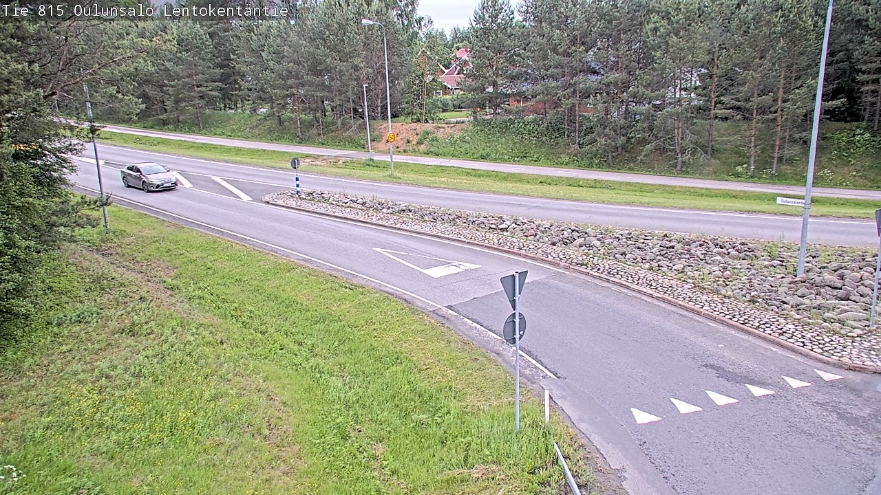 Kelikamerat Kuva Tie 816 Oulunsalo, Lentokentäntie, Oulu, Pohjois-Pohjanmaa