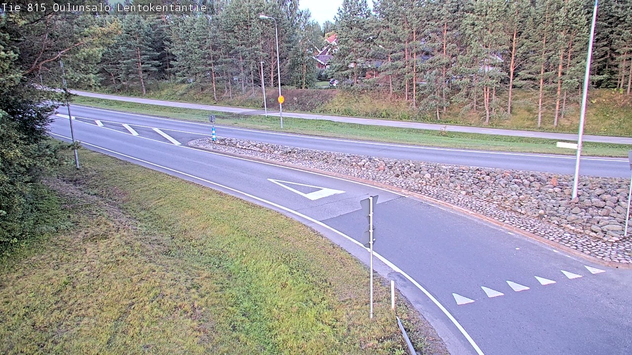 Kelikamerat Kuva Tie 816 Oulunsalo, Lentokentäntie, Oulu, Pohjois-Pohjanmaa