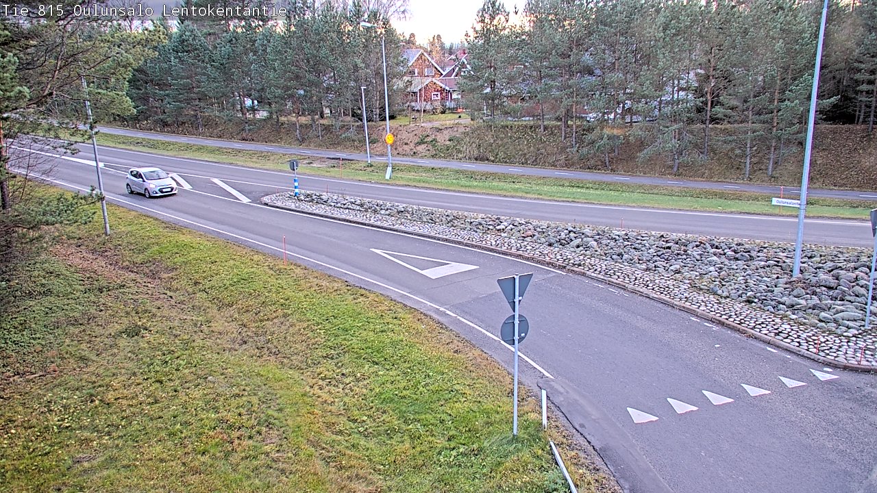 Kelikamerat Kuva Tie 816 Oulunsalo, Lentokentäntie, Oulu, Pohjois-Pohjanmaa