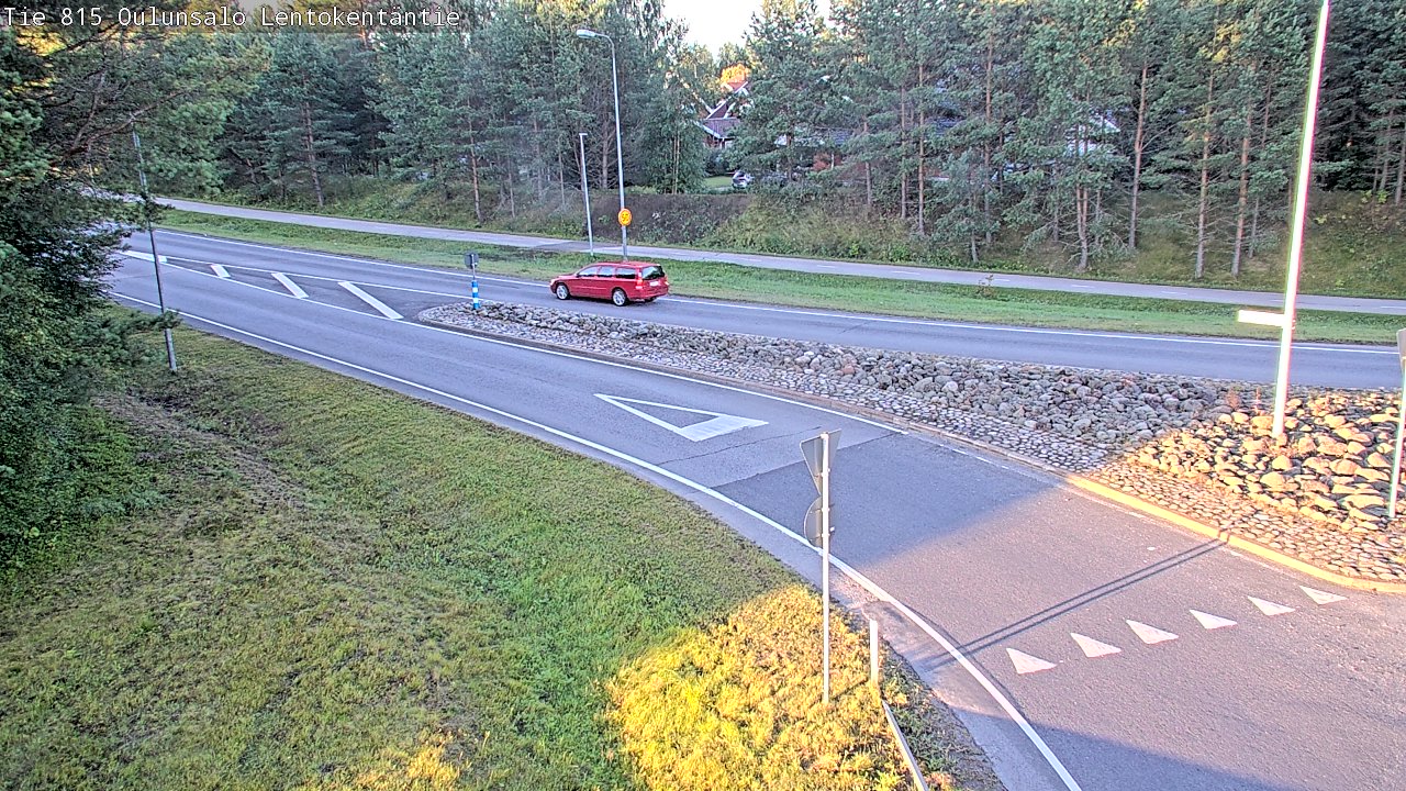 Weather Camera Image Road 816 Oulunsalo, Lentokentäntie, Oulu, Pohjois-Pohjanmaa