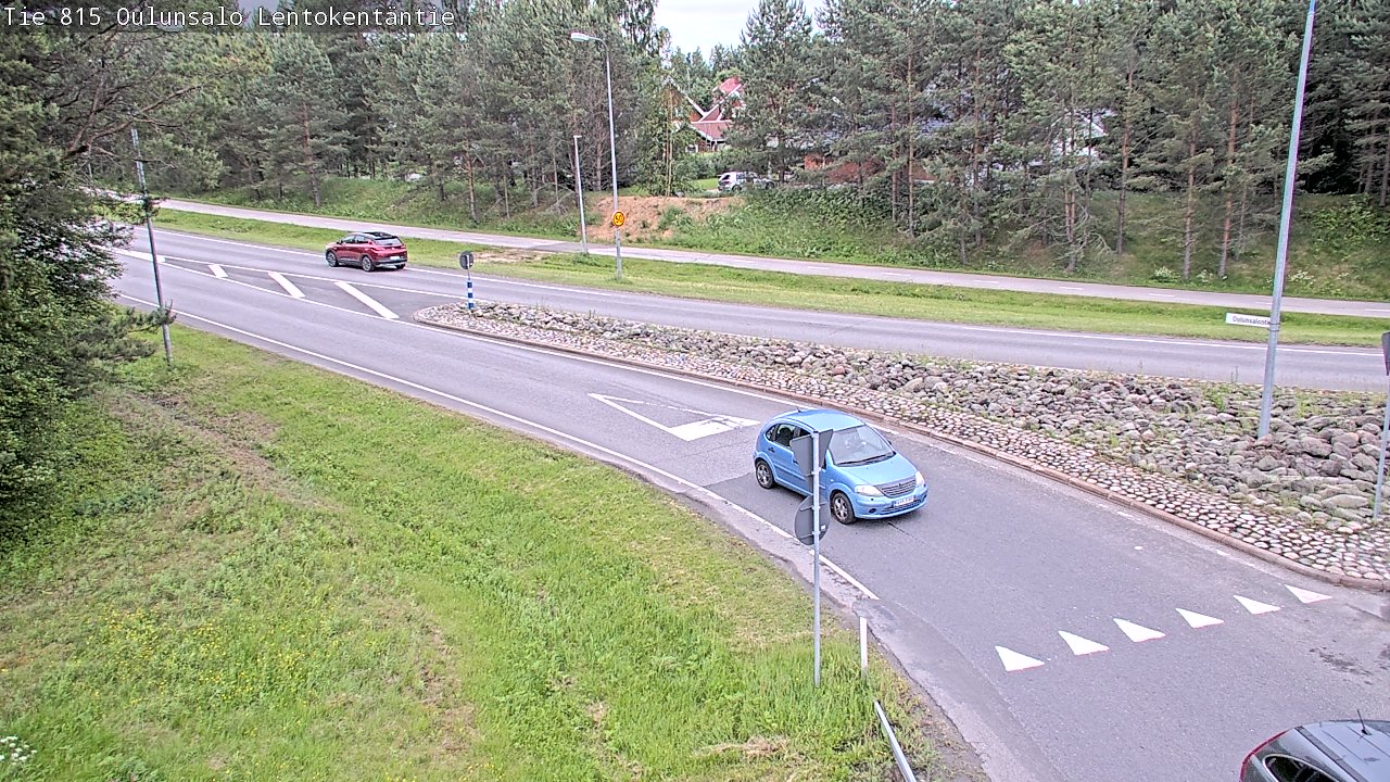 Kelikamerat Kuva Tie 816 Oulunsalo, Lentokentäntie, Oulu, Pohjois-Pohjanmaa