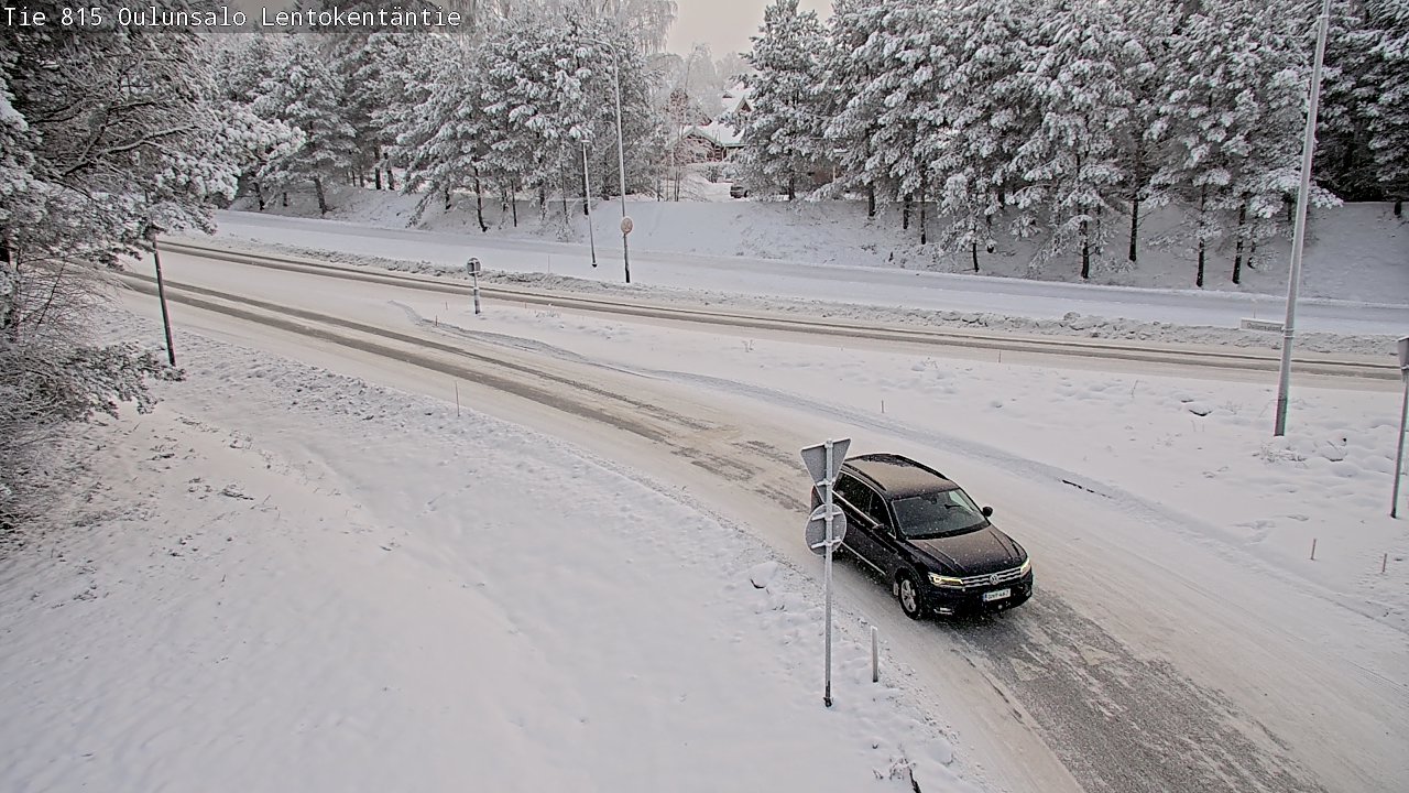Kelikamerat Kuva Tie 816 Oulunsalo, Lentokentäntie, Oulu, Pohjois-Pohjanmaa