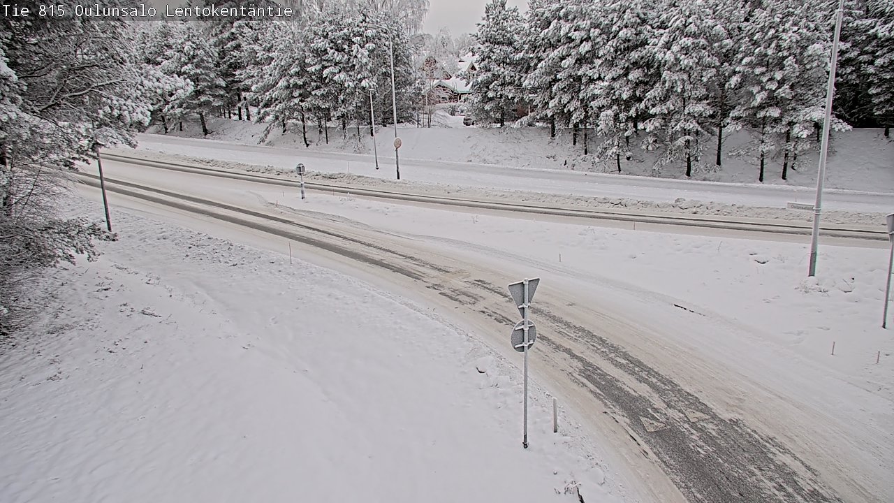 Kelikamerat Kuva Tie 816 Oulunsalo, Lentokentäntie, Oulu, Pohjois-Pohjanmaa