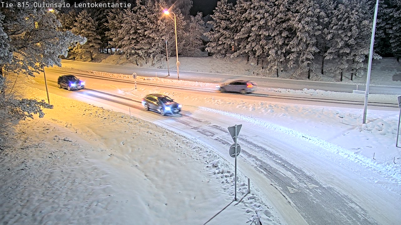 Kelikamerat Kuva Tie 816 Oulunsalo, Lentokentäntie, Oulu, Pohjois-Pohjanmaa