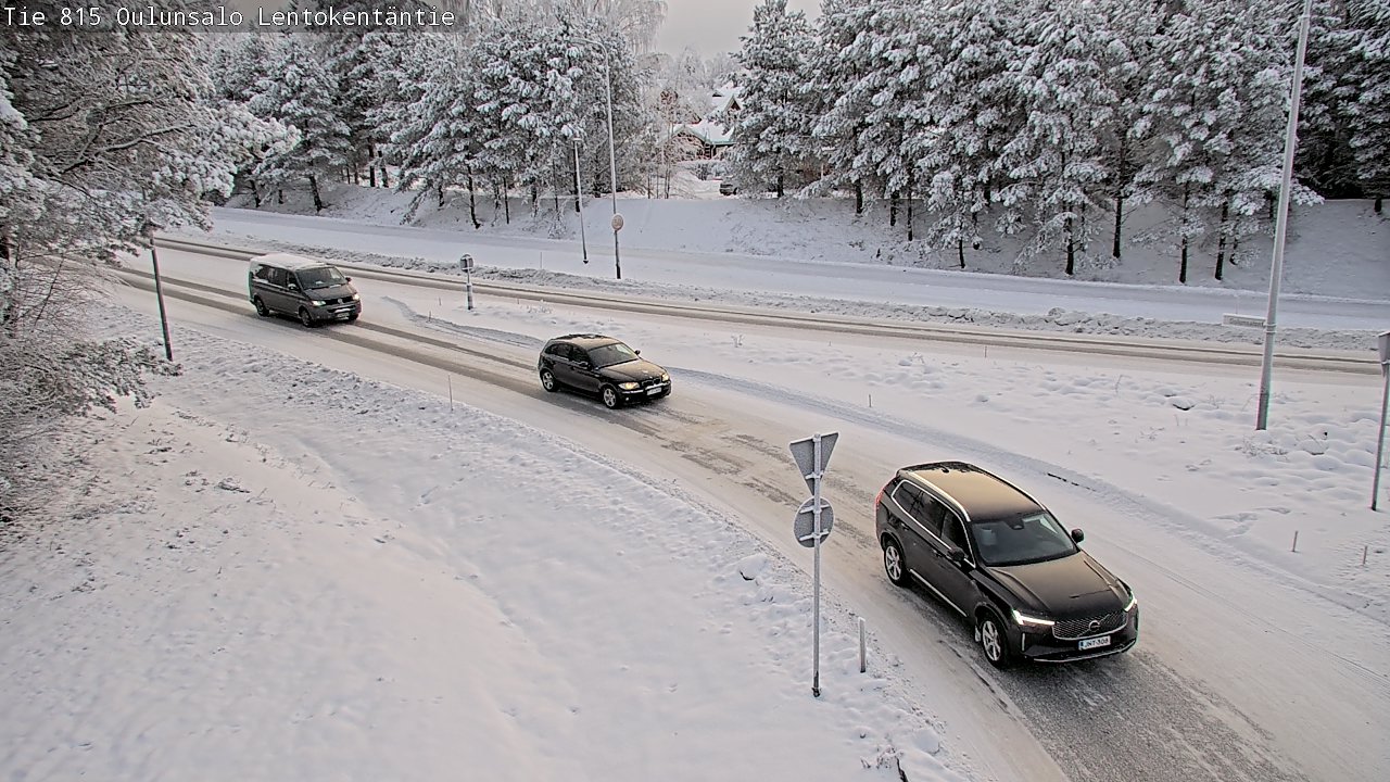 Kelikamerat Kuva Tie 816 Oulunsalo, Lentokentäntie, Oulu, Pohjois-Pohjanmaa