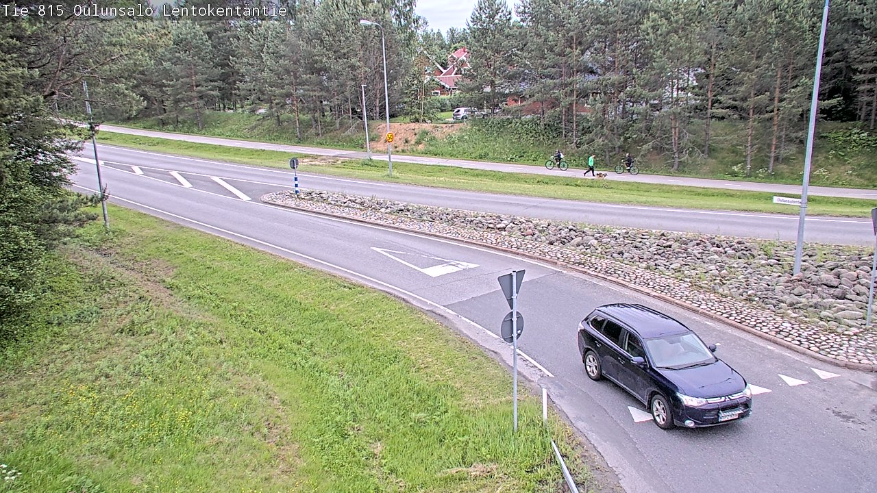 Kelikamerat Kuva Tie 816 Oulunsalo, Lentokentäntie, Oulu, Pohjois-Pohjanmaa