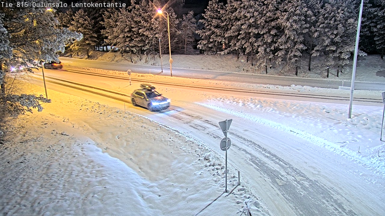 Kelikamerat Kuva Tie 816 Oulunsalo, Lentokentäntie, Oulu, Pohjois-Pohjanmaa