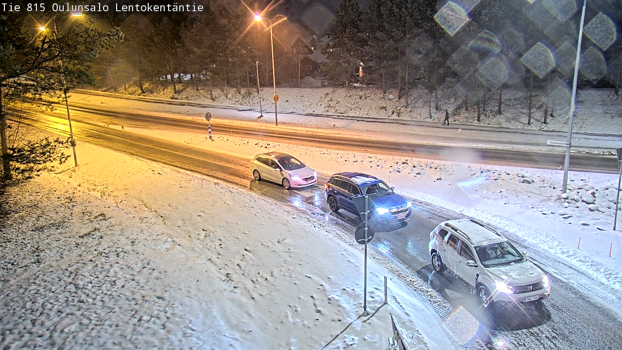 Weather Camera Image Road 816 Oulunsalo, Lentokentäntie, Oulu, Pohjois-Pohjanmaa