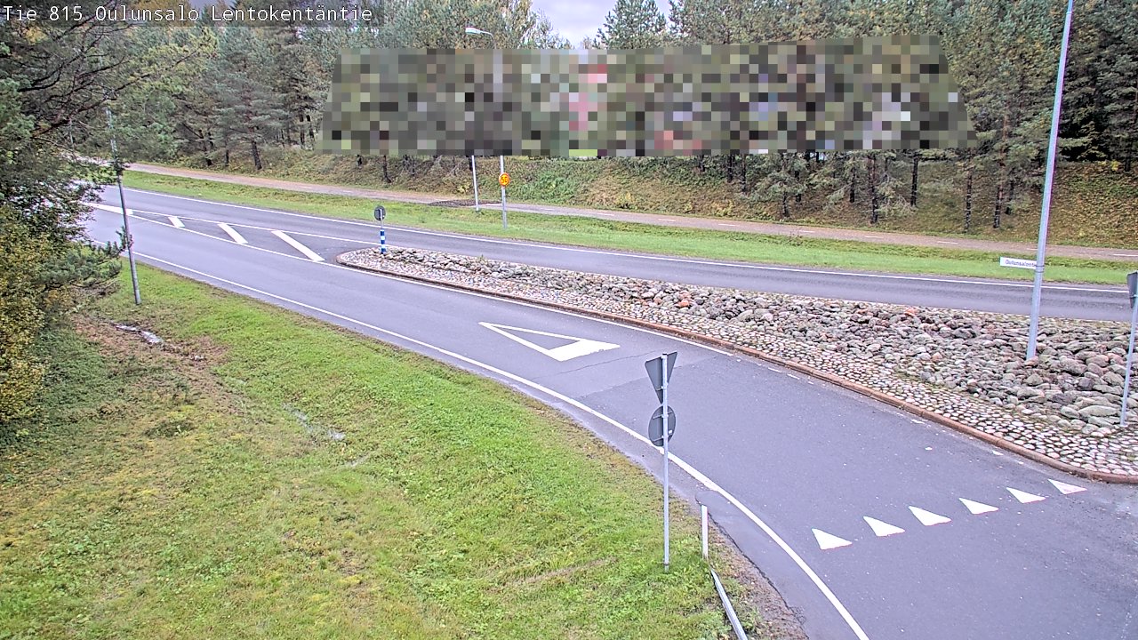 Weather Camera Image Road 816 Oulunsalo, Lentokentäntie, Oulu, Pohjois-Pohjanmaa