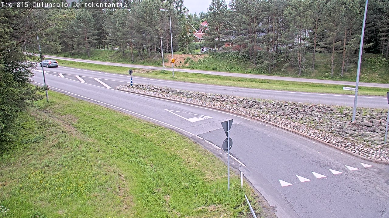 Kelikamerat Kuva Tie 816 Oulunsalo, Lentokentäntie, Oulu, Pohjois-Pohjanmaa