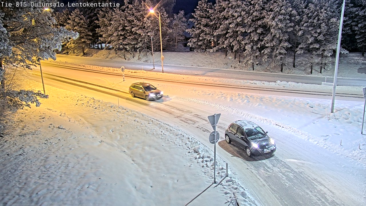 Kelikamerat Kuva Tie 816 Oulunsalo, Lentokentäntie, Oulu, Pohjois-Pohjanmaa