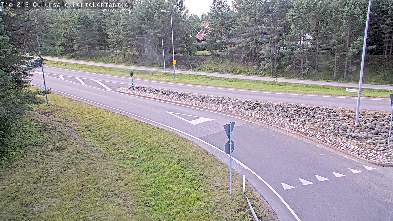 Kelikamerat Kuva Tie 816 Oulunsalo, Lentokentäntie, Oulu, Pohjois-Pohjanmaa