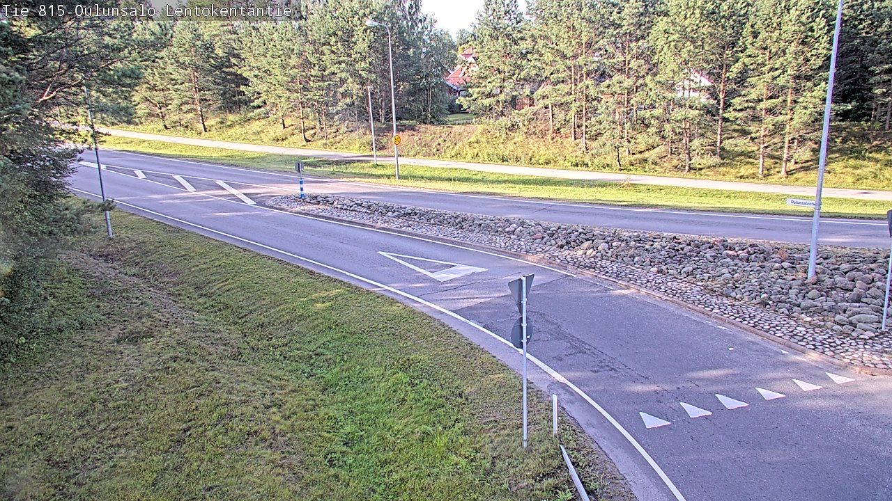 Weather Camera Image Road 816 Oulunsalo, Lentokentäntie, Oulu, Pohjois-Pohjanmaa