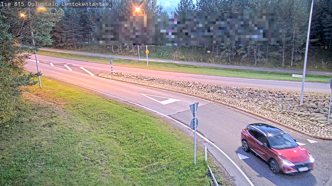 Kelikamerat Kuva Tie 816 Oulunsalo, Lentokentäntie, Oulu, Pohjois-Pohjanmaa