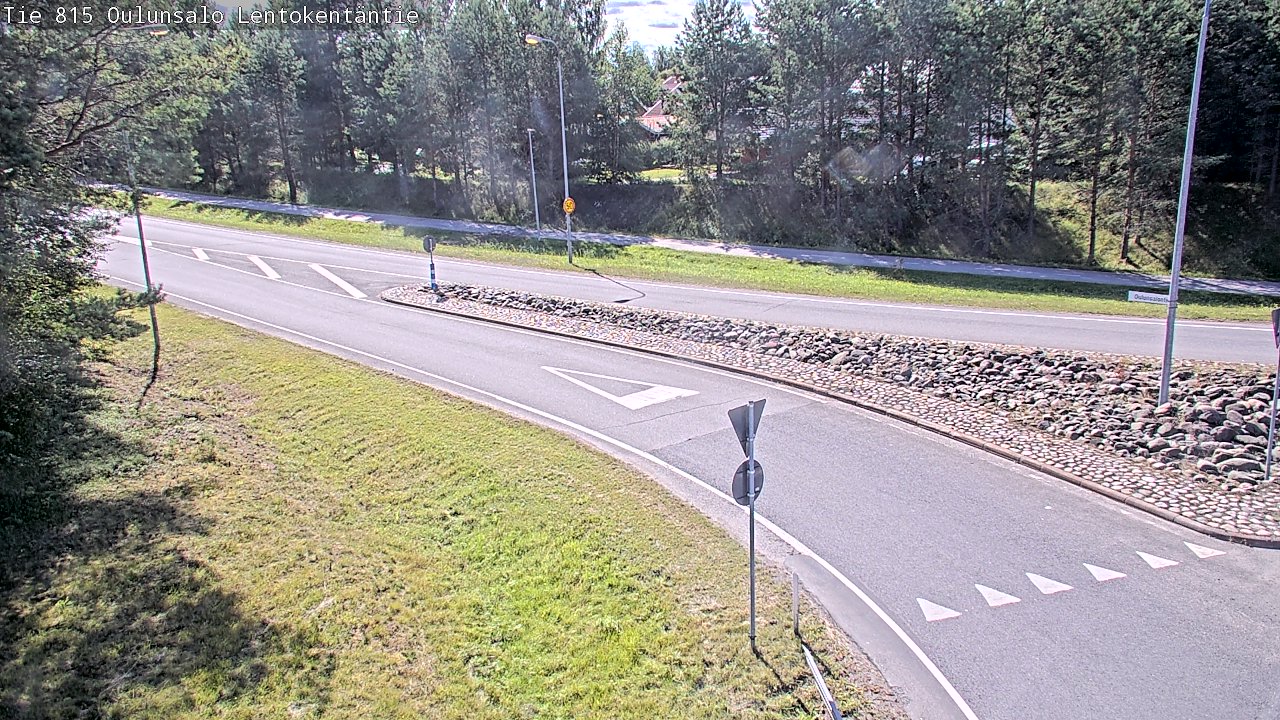 Kelikamerat Kuva Tie 816 Oulunsalo, Lentokentäntie, Oulu, Pohjois-Pohjanmaa