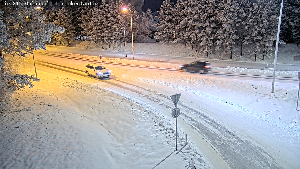 Kelikamerat Kuva Tie 816 Oulunsalo, Lentokentäntie, Oulu, Pohjois-Pohjanmaa