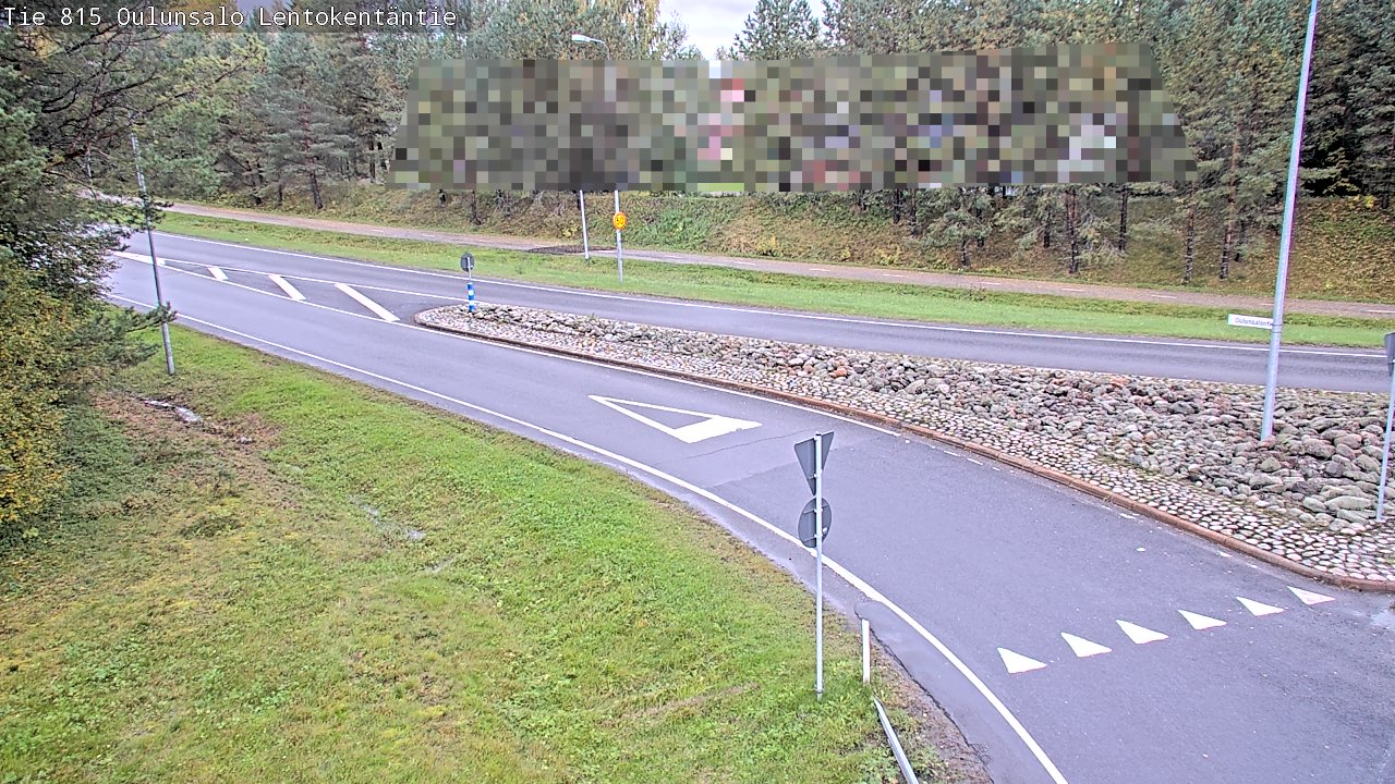 Weather Camera Image Road 816 Oulunsalo, Lentokentäntie, Oulu, Pohjois-Pohjanmaa