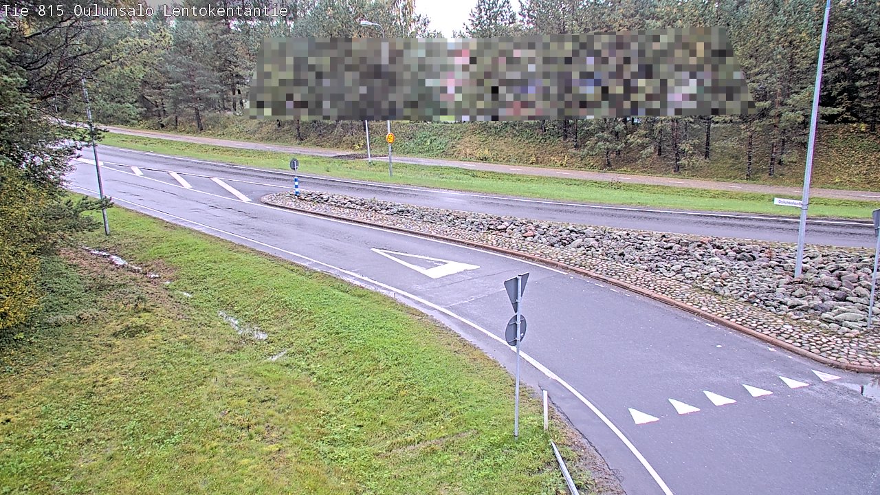 Weather Camera Image Road 816 Oulunsalo, Lentokentäntie, Oulu, Pohjois-Pohjanmaa
