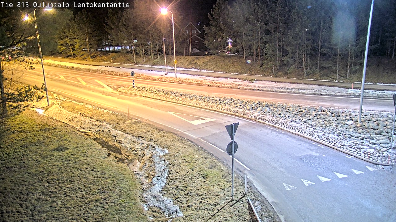 Kelikamerat Kuva Tie 816 Oulunsalo, Lentokentäntie, Oulu, Pohjois-Pohjanmaa