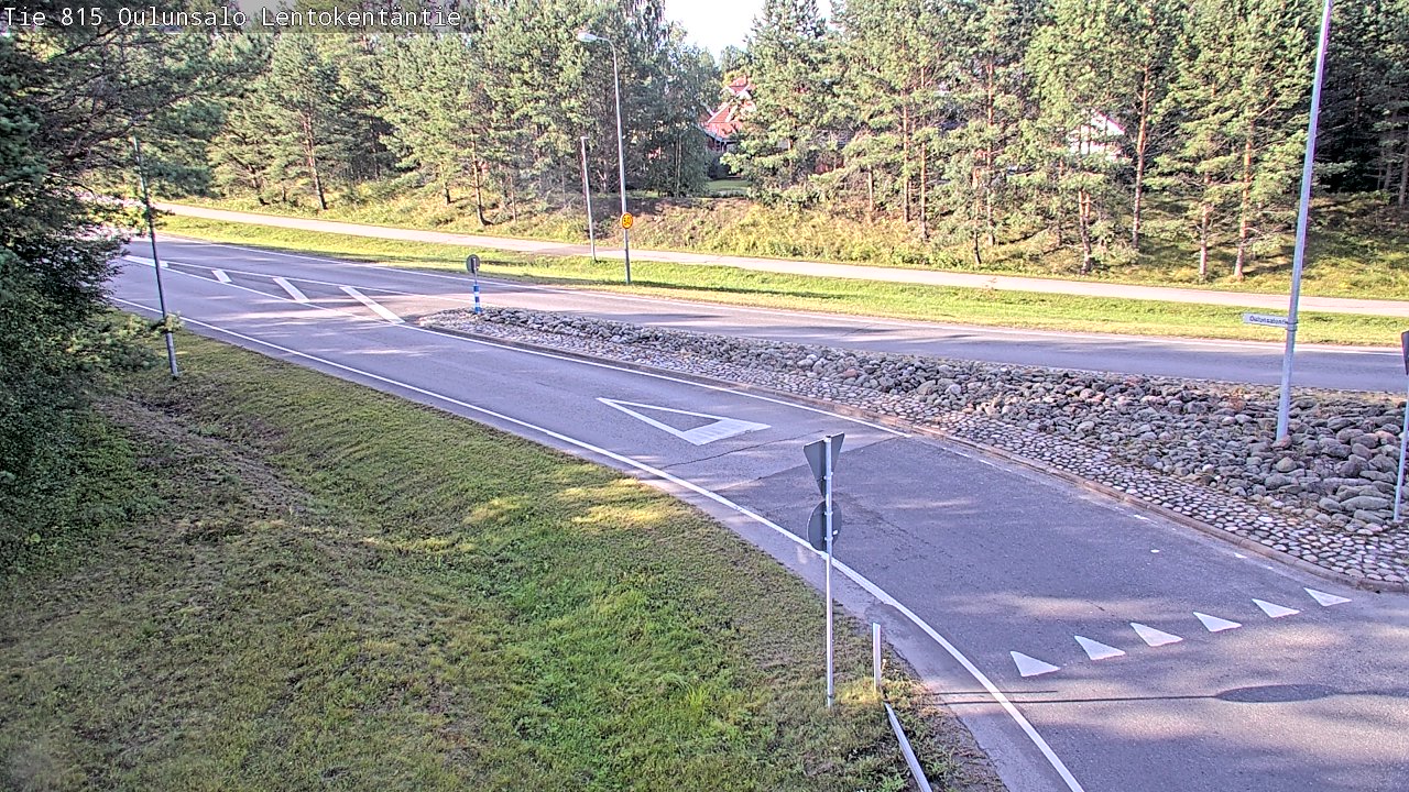 Weather Camera Image Road 816 Oulunsalo, Lentokentäntie, Oulu, Pohjois-Pohjanmaa