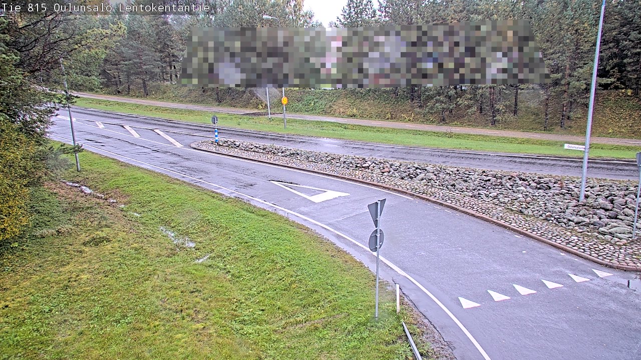 Weather Camera Image Road 816 Oulunsalo, Lentokentäntie, Oulu, Pohjois-Pohjanmaa