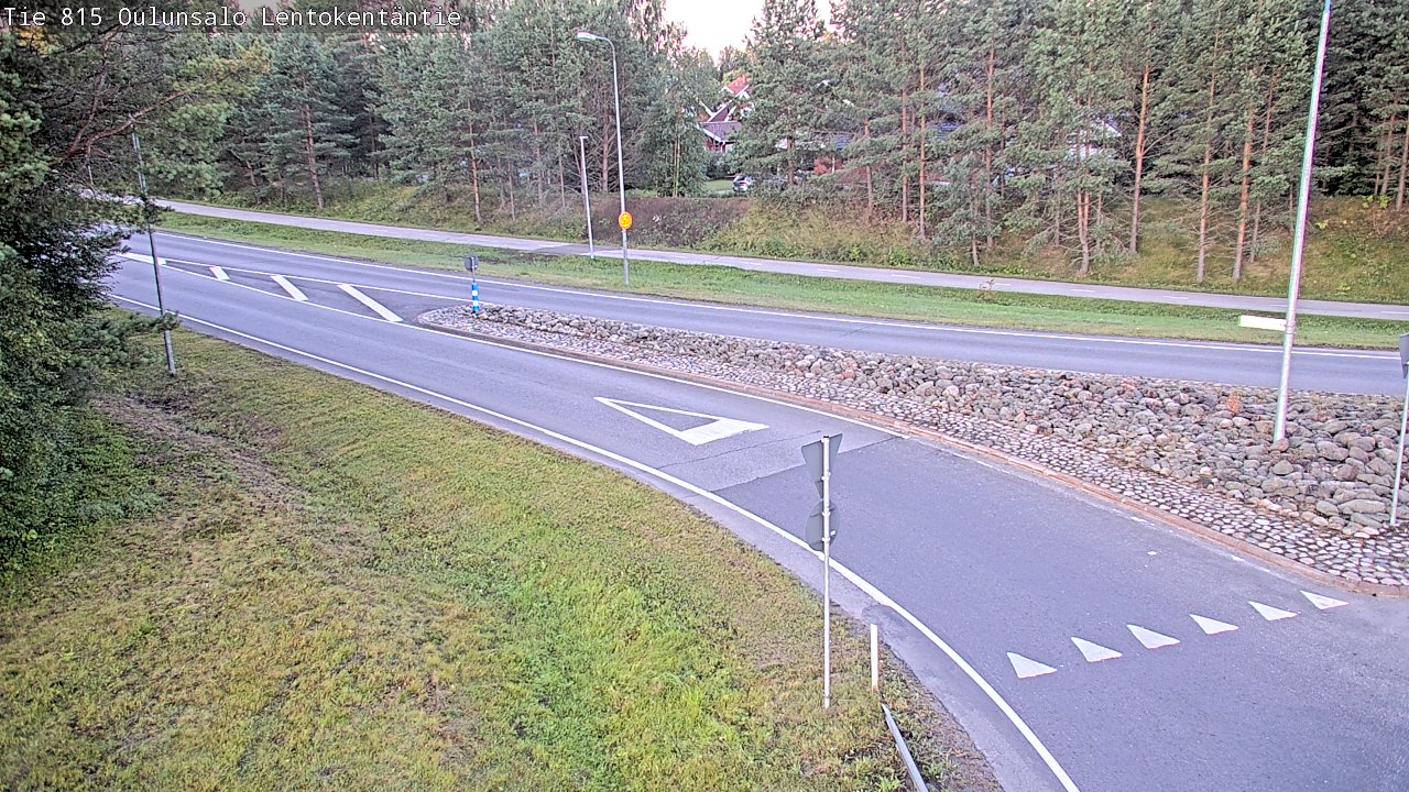 Kelikamerat Kuva Tie 816 Oulunsalo, Lentokentäntie, Oulu, Pohjois-Pohjanmaa
