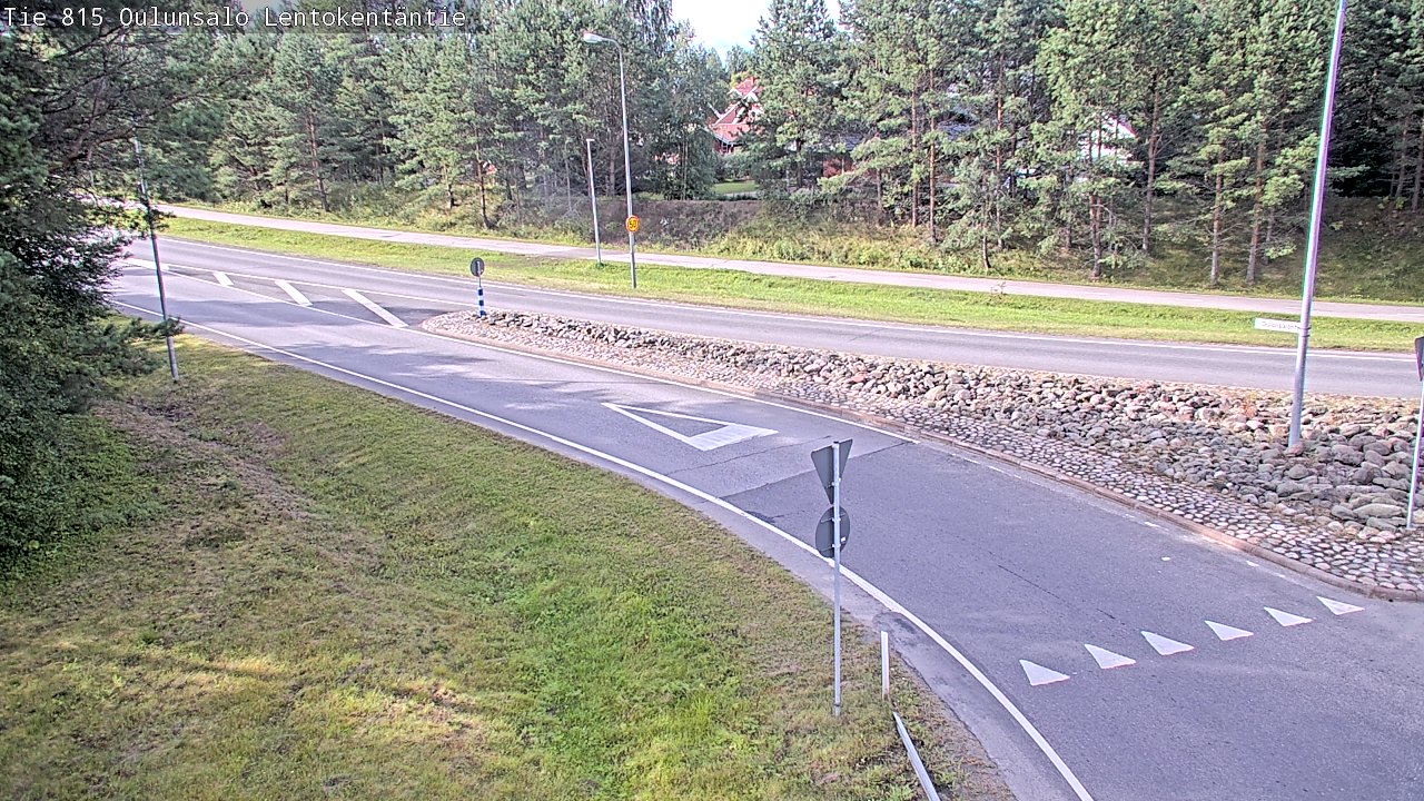 Weather Camera Image Road 816 Oulunsalo, Lentokentäntie, Oulu, Pohjois-Pohjanmaa