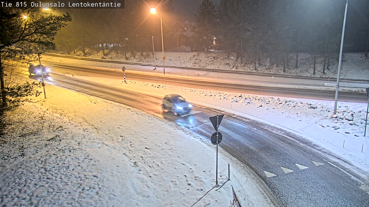 Weather Camera Image Road 816 Oulunsalo, Lentokentäntie, Oulu, Pohjois-Pohjanmaa