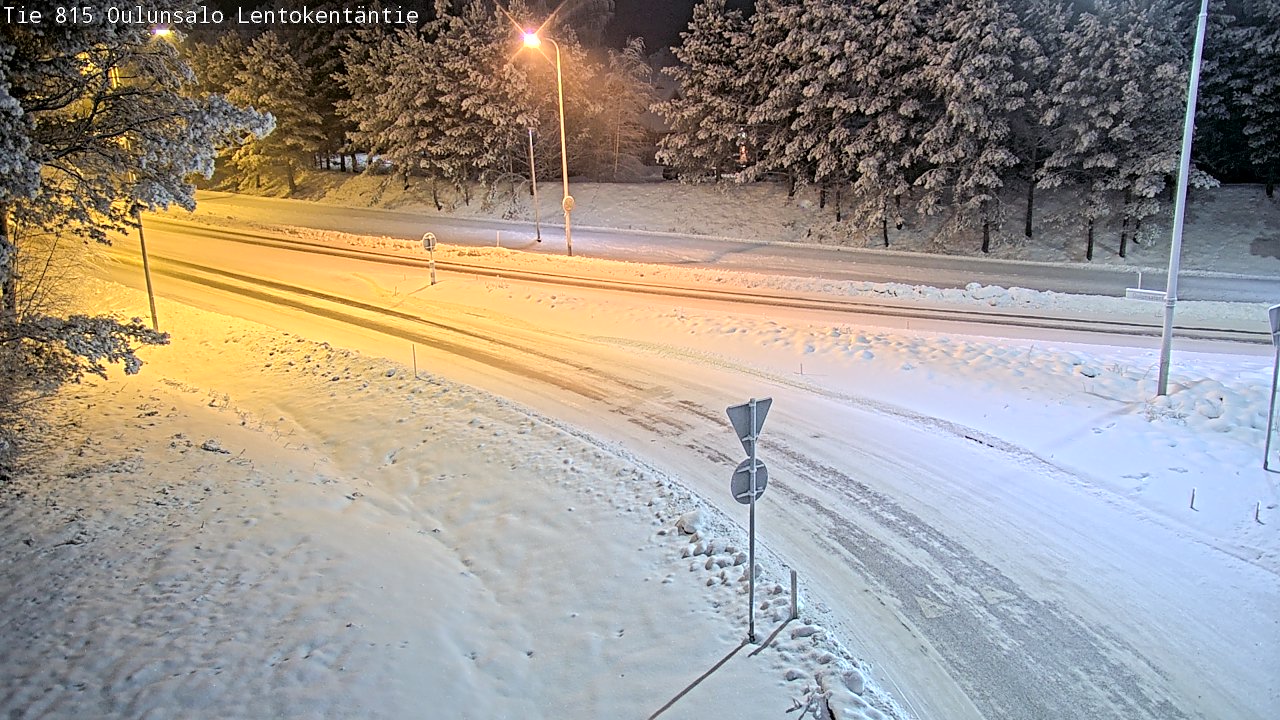 Kelikamerat Kuva Tie 816 Oulunsalo, Lentokentäntie, Oulu, Pohjois-Pohjanmaa