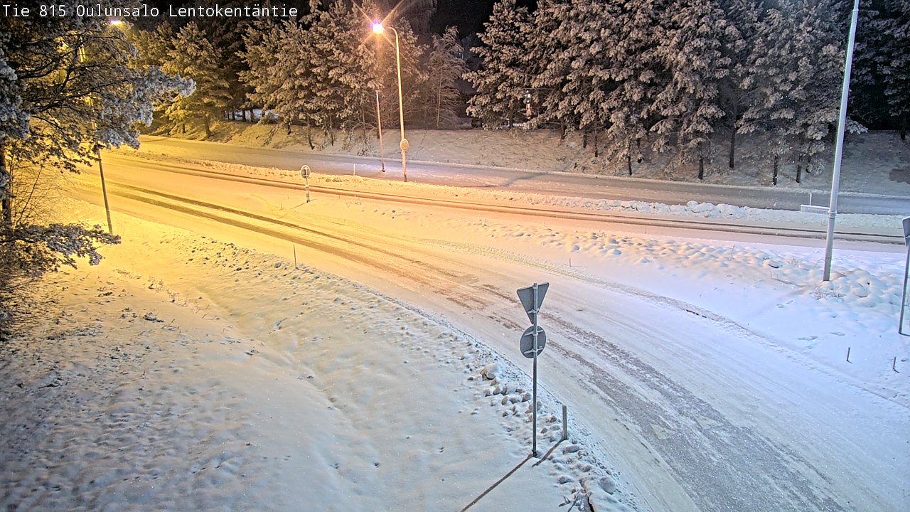 Kelikamerat Kuva Tie 816 Oulunsalo, Lentokentäntie, Oulu, Pohjois-Pohjanmaa