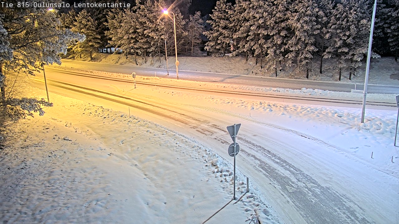 Kelikamerat Kuva Tie 816 Oulunsalo, Lentokentäntie, Oulu, Pohjois-Pohjanmaa