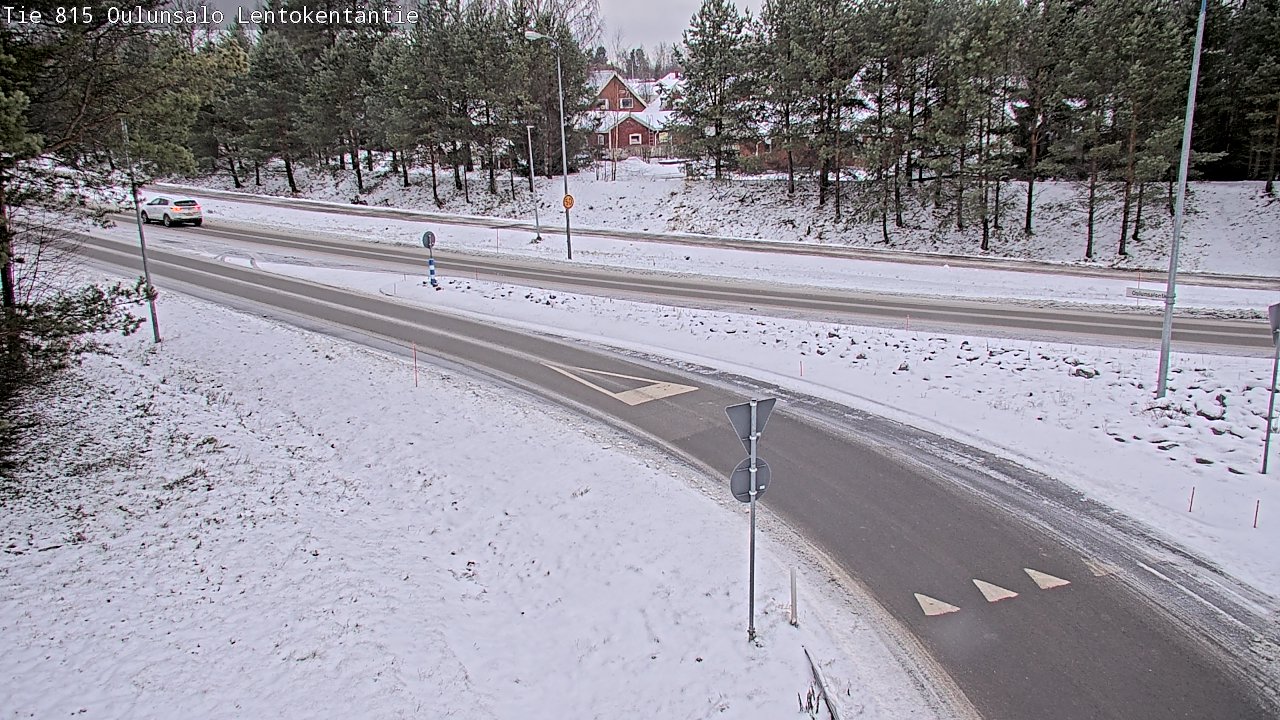 Weather Camera Image Road 816 Oulunsalo, Lentokentäntie, Oulu, Pohjois-Pohjanmaa