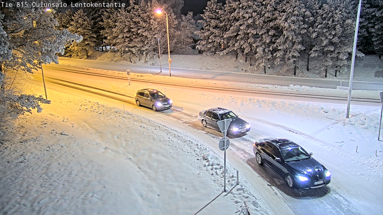 Kelikamerat Kuva Tie 816 Oulunsalo, Lentokentäntie, Oulu, Pohjois-Pohjanmaa