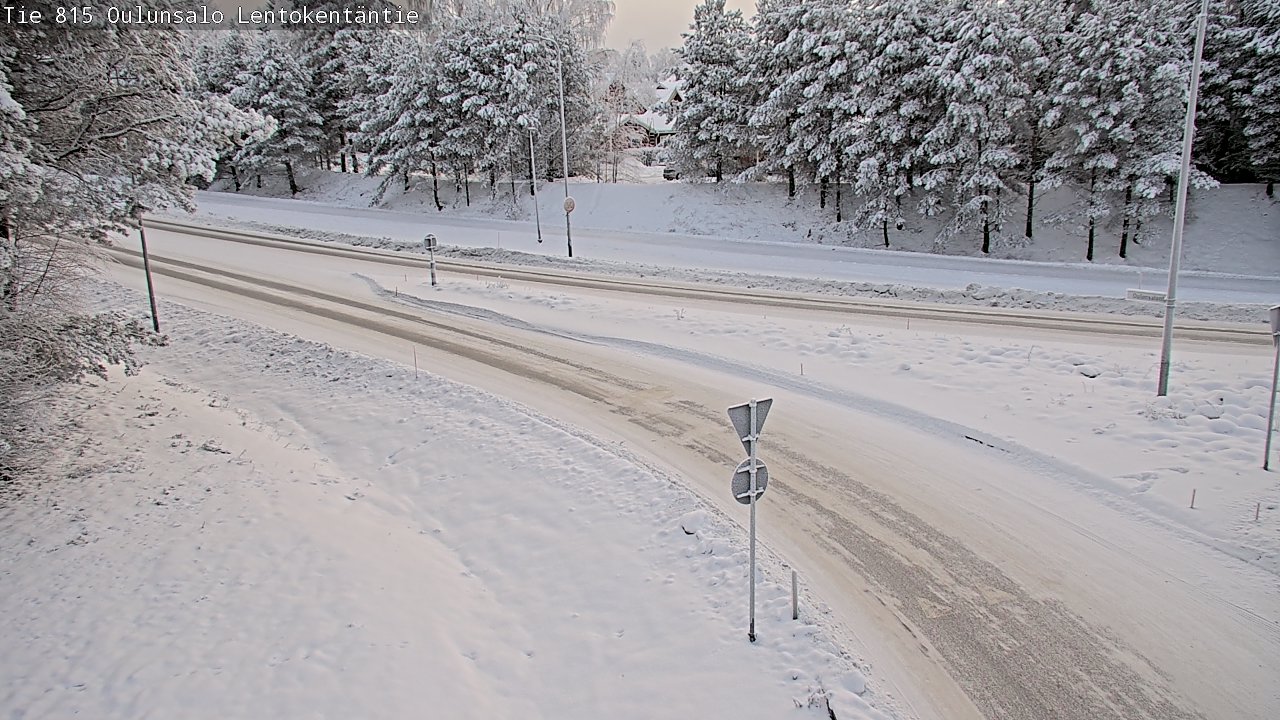 Kelikamerat Kuva Tie 816 Oulunsalo, Lentokentäntie, Oulu, Pohjois-Pohjanmaa