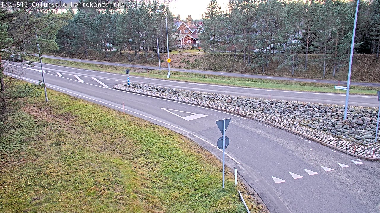 Kelikamerat Kuva Tie 816 Oulunsalo, Lentokentäntie, Oulu, Pohjois-Pohjanmaa