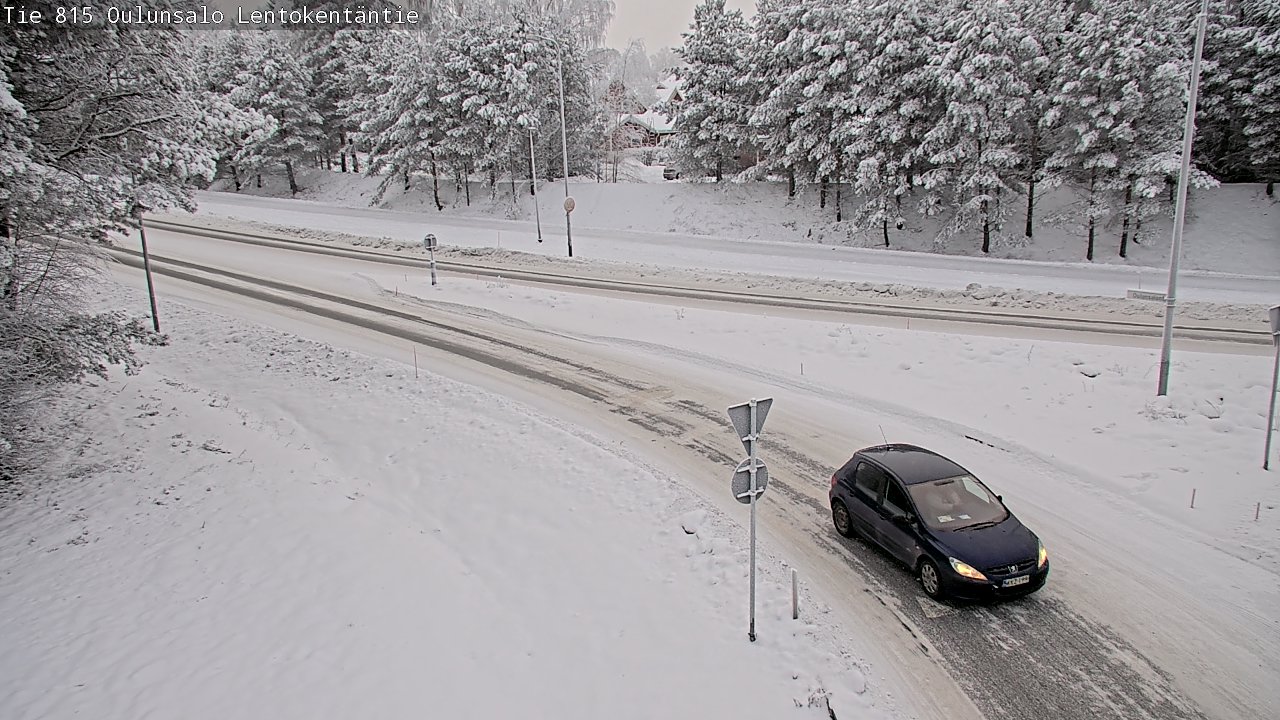 Kelikamerat Kuva Tie 816 Oulunsalo, Lentokentäntie, Oulu, Pohjois-Pohjanmaa