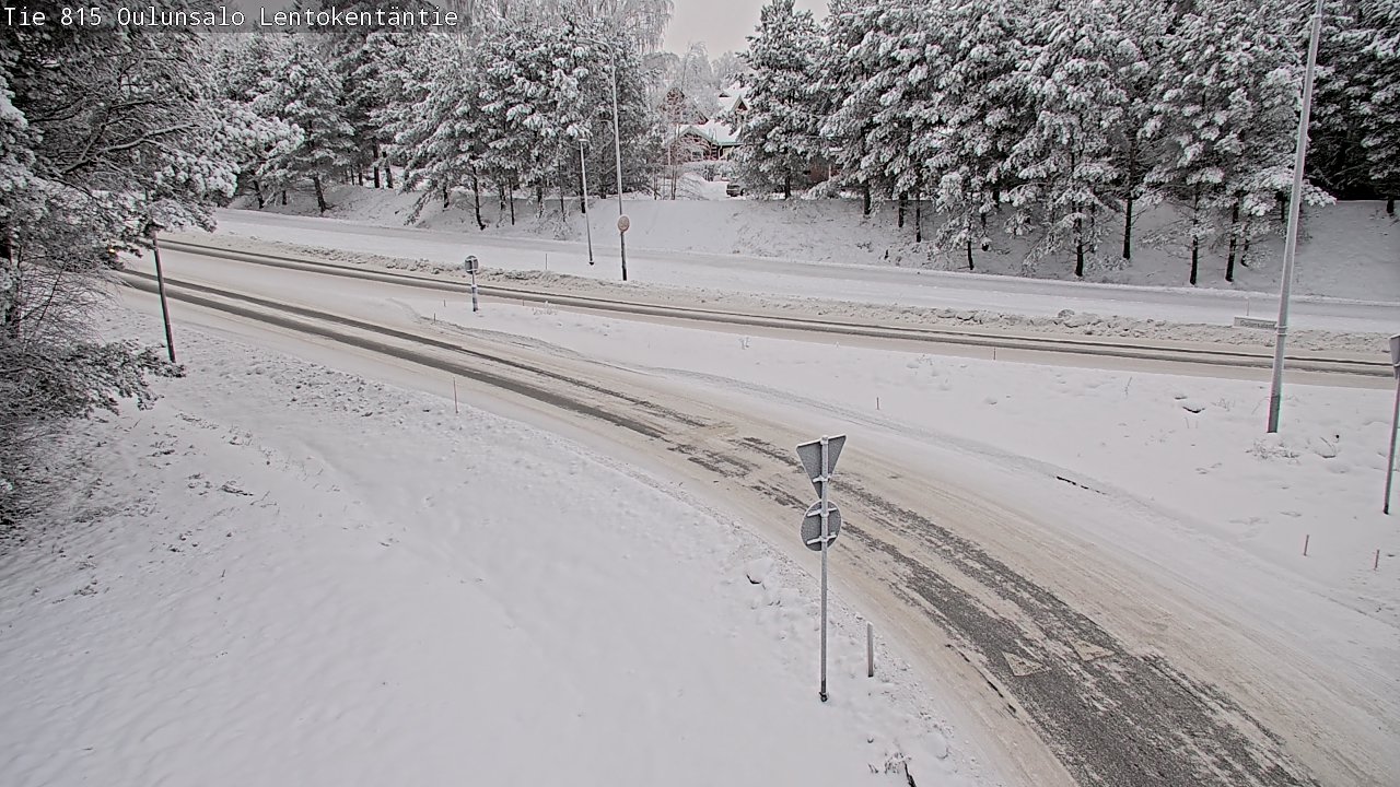 Kelikamerat Kuva Tie 816 Oulunsalo, Lentokentäntie, Oulu, Pohjois-Pohjanmaa