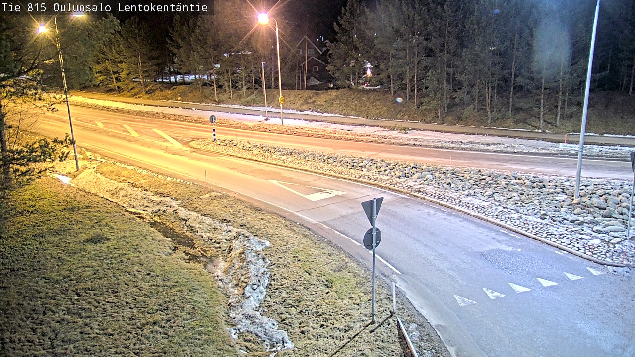 Kelikamerat Kuva Tie 816 Oulunsalo, Lentokentäntie, Oulu, Pohjois-Pohjanmaa