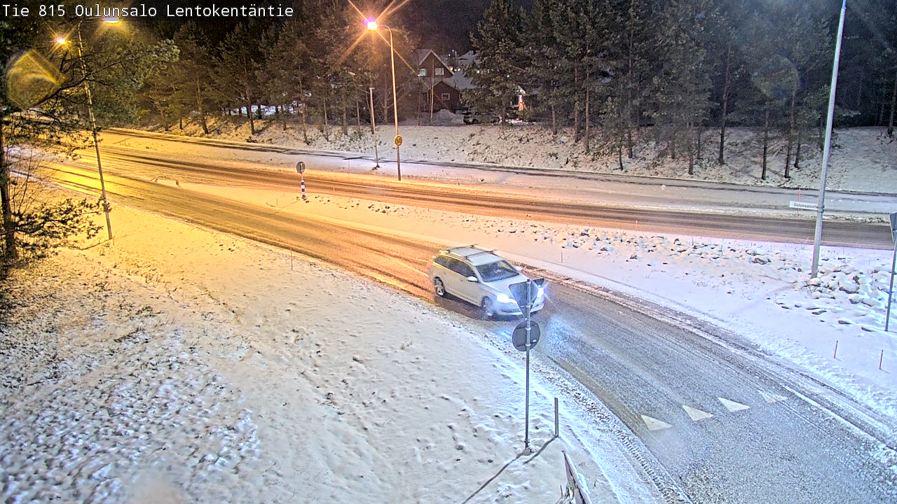 Weather Camera Image Road 816 Oulunsalo, Lentokentäntie, Oulu, Pohjois-Pohjanmaa